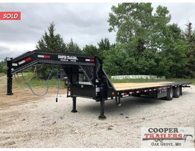 2022 Load Trail 25k Low-Pro Hyd. Dove GN 102X32 Flatbed GN at Cooper Trailers, Inc STOCK# GTH73793 Exterior Photo