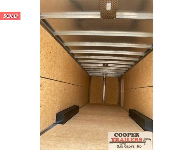 2023 H&H V-Nose 10k Cargo 101x28 w/ Ramp Cargo Encl BP at Cooper Trailers, Inc STOCK# FN85237 Photo 7