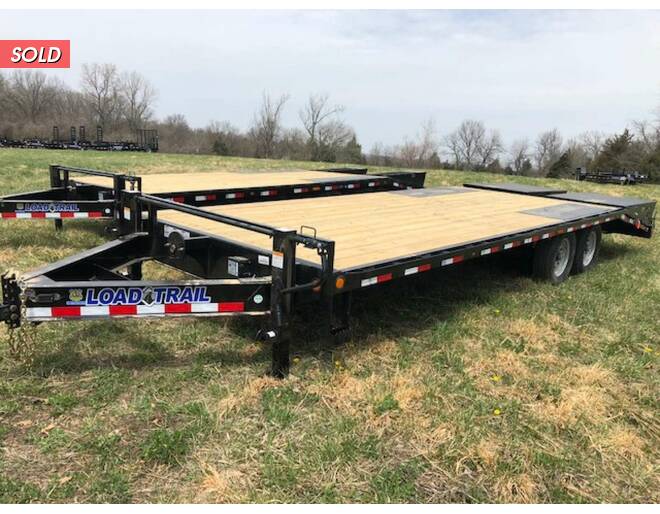 2021 Load Trail 14k Deck Over 102x24  Flatbed BP at Cooper Trailers, Inc STOCK# GN38997 Exterior Photo