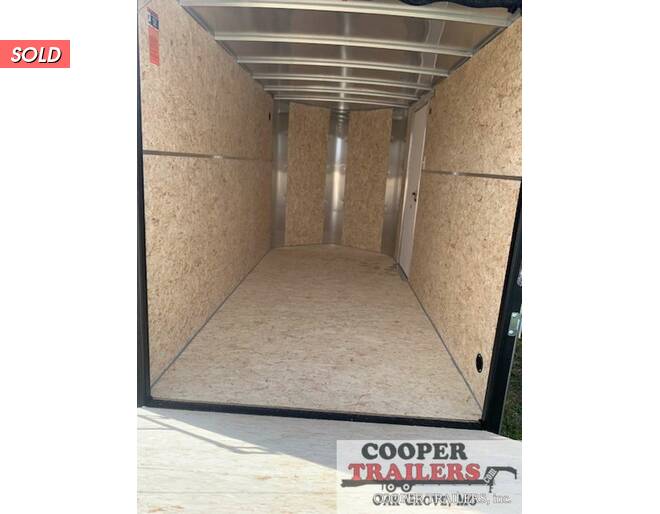 2021 H&H 6x12 V-Nose Cargo w/ Ramp Cargo Encl BP at Cooper Trailers, Inc STOCK# FD45792 Photo 4