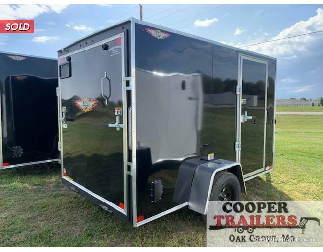 2021 H&H 6x10 V-Nose Cargo w/ Ramp Cargo Encl BP at Cooper Trailers, Inc STOCK# FC45793 Photo 3