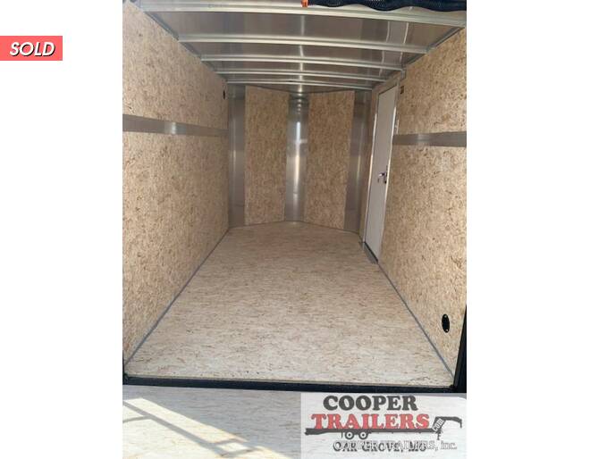 2021 H&H 6x10 V-Nose Cargo w/ Ramp Cargo Encl BP at Cooper Trailers, Inc STOCK# FC45793 Photo 4