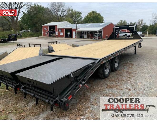 2021 Delco 14k Gooseneck Flatbed 102X25 Flatbed GN at Cooper Trailers, Inc STOCK# GT12580 Photo 2