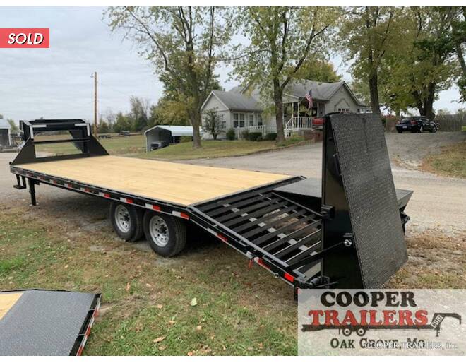 2021 Delco 14k Gooseneck Flatbed 102X25 Flatbed GN at Cooper Trailers, Inc STOCK# GT12580 Photo 3