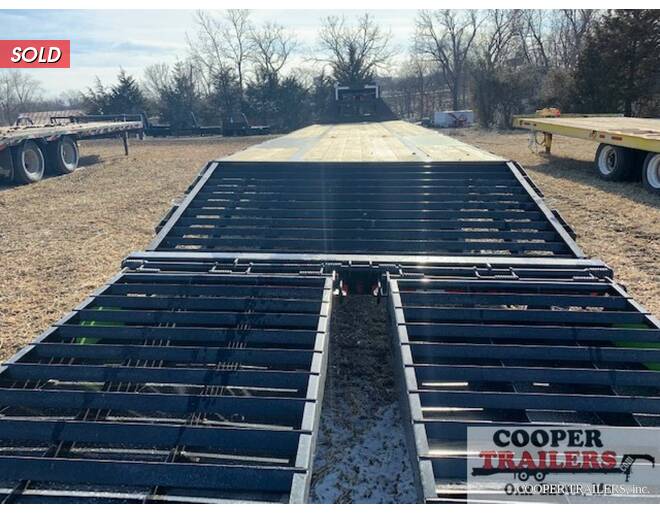 2021 Load Trail 25k LowPro GN 102x40 w/ Max Ramps Flatbed GN at Cooper Trailers, Inc STOCK# GTJ16261 Photo 9