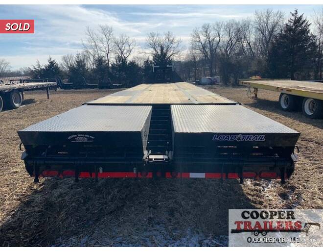 2021 Load Trail 25k LowPro GN 102x40 w/ Max Ramps Flatbed GN at Cooper Trailers, Inc STOCK# GTJ16261 Photo 3