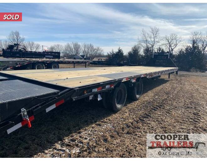 2021 Load Trail 25k LowPro GN 102x40 w/ Max Ramps Flatbed GN at Cooper Trailers, Inc STOCK# GTJ16261 Photo 4