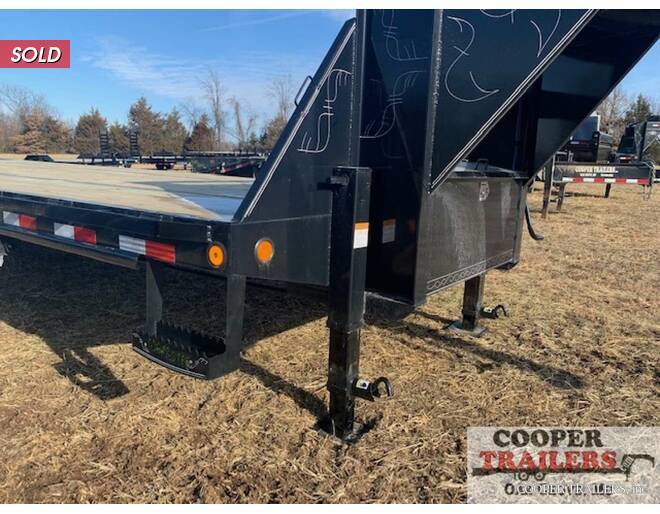 2021 Load Trail 25k LowPro GN 102x40 w/ Max Ramps Flatbed GN at Cooper Trailers, Inc STOCK# GTJ16261 Photo 6