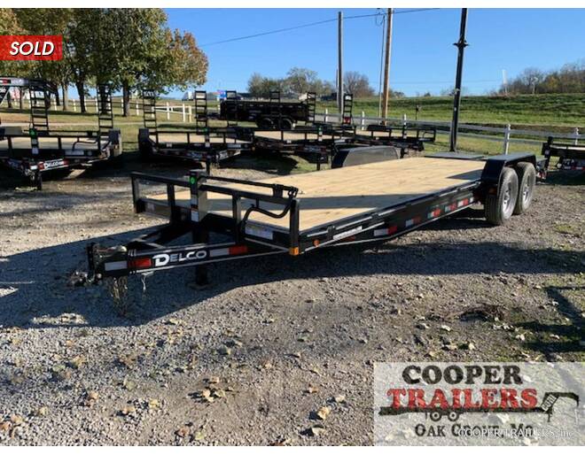 2021 Delco Equipment 83x24 w/ Monster Ramps Equipment BP at Cooper Trailers, Inc STOCK# DF12579 Exterior Photo