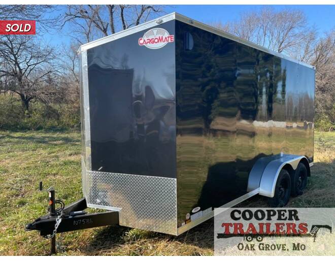 2021 Cargo Mate 7X16 V-Nose w/ Ramp Cargo Encl BP at Cooper Trailers, Inc STOCK# FH07586 Photo 5