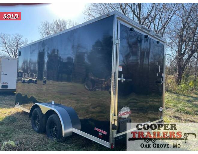 2021 Cargo Mate 7X16 V-Nose w/ Ramp Cargo Encl BP at Cooper Trailers, Inc STOCK# FH07586 Photo 2
