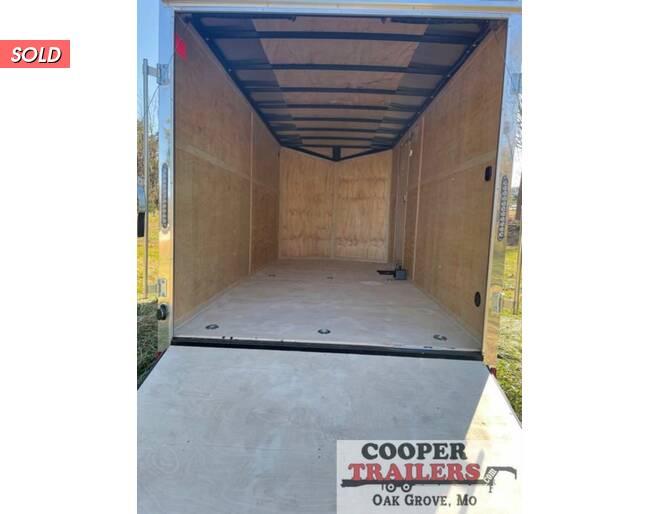 2021 Cargo Mate 7X16 V-Nose w/ Ramp Cargo Encl BP at Cooper Trailers, Inc STOCK# FH07586 Photo 3