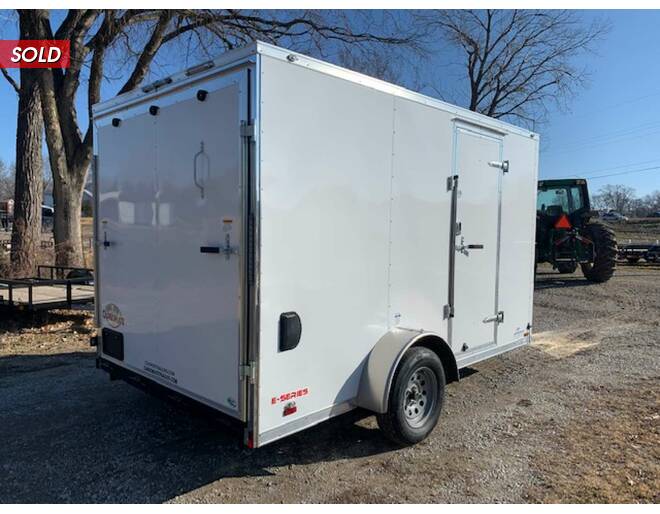 2021 Cargo Mate 6x12 V-Nose w/ Ramp Cargo Encl BP at Cooper Trailers, Inc STOCK# FD07602 Photo 3