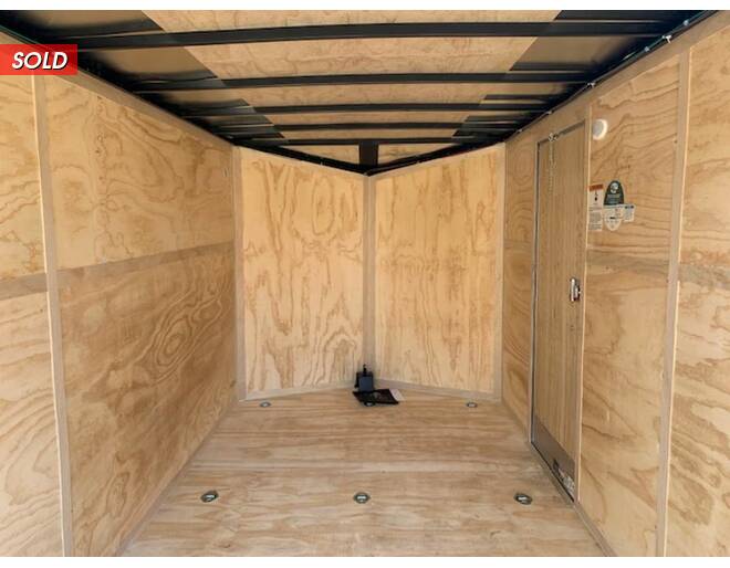 2021 Cargo Mate 6x12 V-Nose w/ Ramp Cargo Encl BP at Cooper Trailers, Inc STOCK# FD07602 Photo 5