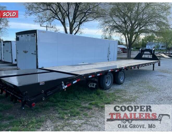 2022 Load Trail 25k Low-Pro GN 102x40 Flatbed GN at Cooper Trailers, Inc STOCK# ZGT55008 Photo 2