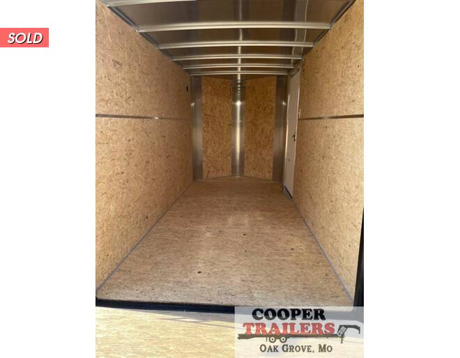 2021 H&H 6x12 Tdm V-Nose Cargo w/ Ramp Cargo Encl BP at Cooper Trailers, Inc STOCK# FE49813 Photo 4