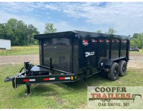 2022 Delco Low-Pro Dump 83X14 w/ 4' Sides Dump at Cooper Trailers, Inc STOCK# ED25193 Exterior Photo