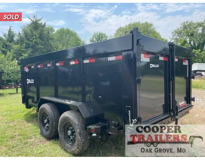 2022 Delco Low-Pro Dump 83X14 w/ 4' Sides Dump at Cooper Trailers, Inc STOCK# ED25193 Photo 4