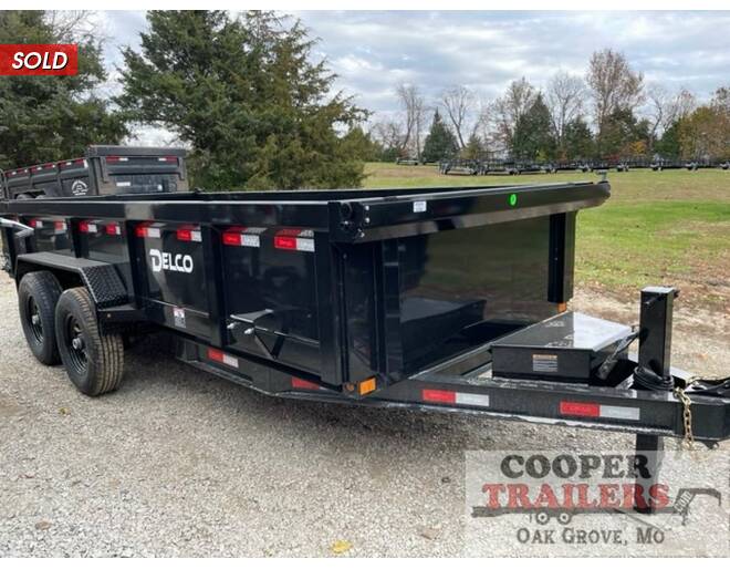 2022 Delco Low-Pro Dump 83X16 Dump at Cooper Trailers, Inc STOCK# EE20349 Photo 2