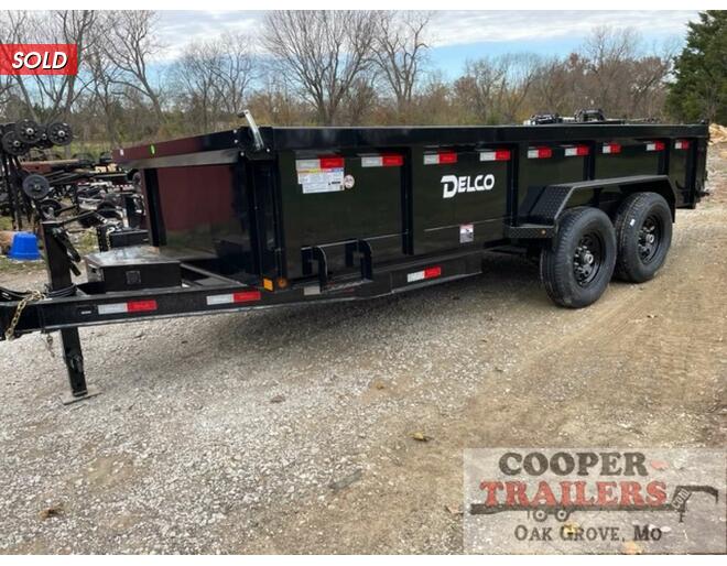 2022 Delco Low-Pro Dump 83X16 Dump at Cooper Trailers, Inc STOCK# EE20349 Exterior Photo
