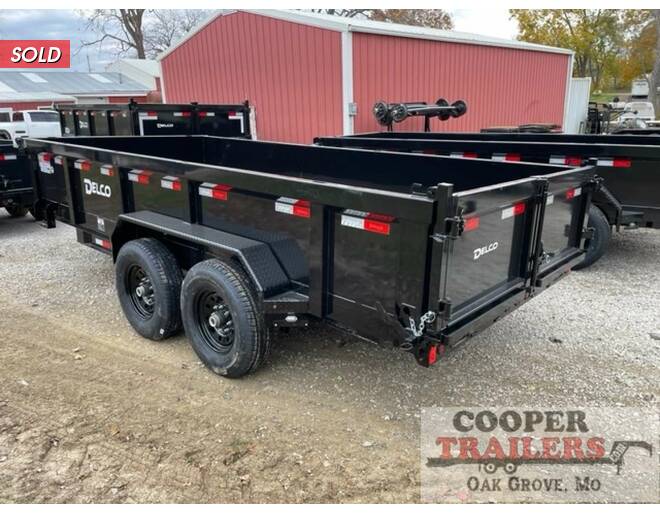 2022 Delco Low-Pro Dump 83X16 Dump at Cooper Trailers, Inc STOCK# EE20349 Photo 3
