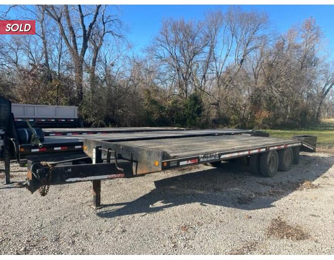 1999 Felling 22k Pintle 102X25 Flatbed BP at Cooper Trailers, Inc STOCK# UGP10225 Exterior Photo