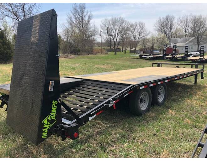 2024 Load Trail 14k Deck Over 102x24 w/ MAX Ramps Flatbed BP at Cooper Trailers, Inc STOCK# GN15862 Photo 6