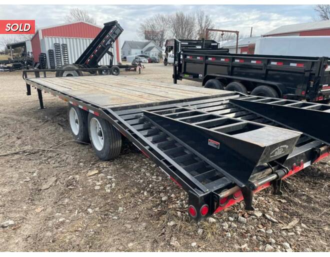 2017 Load Trail 18k Deckover 102x22 w/ Dove Flatbed BP at Cooper Trailers, Inc STOCK# UGM41758 Photo 2