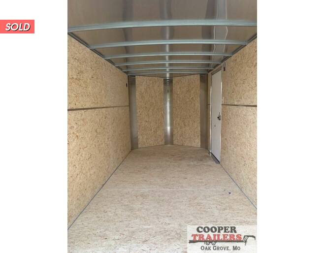 2021 H&H 7x14 V-Nose Cargo w/ Ramp  Cargo Encl BP at Cooper Trailers, Inc STOCK# FG49889 Photo 5