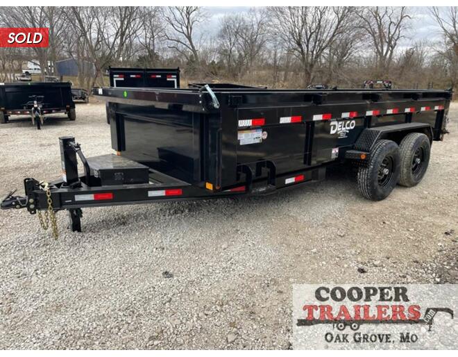 2022 Delco Low-Pro Dump 83X16 Dump at Cooper Trailers, Inc STOCK# EE21556 Exterior Photo