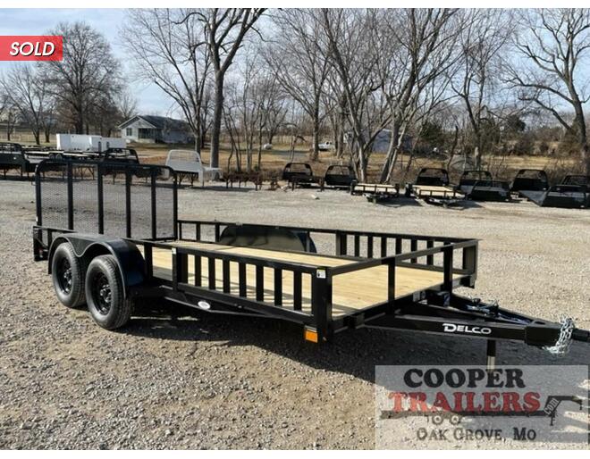 2022 Delco Utility 83x16 w/ Side Ramps Utility BP at Cooper Trailers, Inc STOCK# BGG21135 Photo 2
