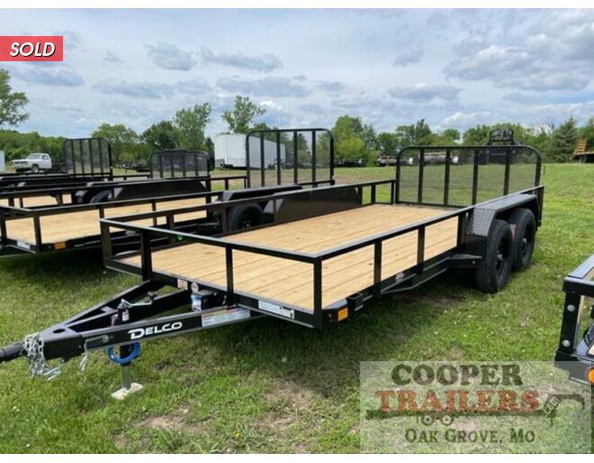2022 Delco Utility 83x16 Utility BP at Cooper Trailers, Inc STOCK# BGG24970 Exterior Photo