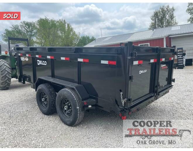 2022 Delco Low-Pro Dump 83X14 w/ 3' Sides Dump at Cooper Trailers, Inc STOCK# ED21559 Photo 3