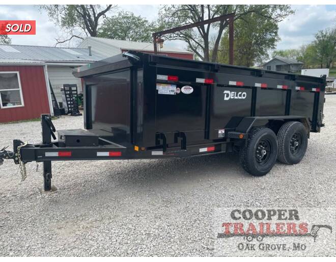 2022 Delco Low-Pro Dump 83X14 w/ 3' Sides Dump at Cooper Trailers, Inc STOCK# ED21559 Photo 4