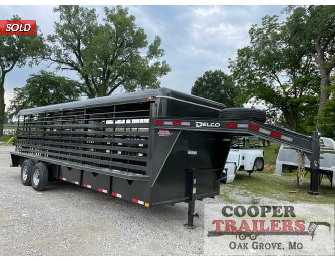 2022 Delco Metal Top 6'8X24 Stock GN at Cooper Trailers, Inc STOCK# HD25244 Exterior Photo