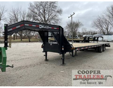 2022 Delco 24k Low-Pro GN 102x32 Flatbed GN at Cooper Trailers, Inc STOCK# GTD23460 Exterior Photo