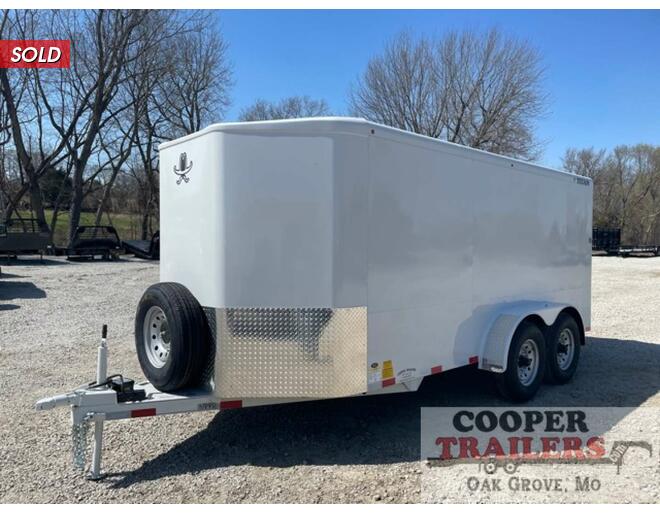 2021 Titan Cargo 6'8x16 w/ Doors Cargo Encl BP at Cooper Trailers, Inc STOCK# FH86440 Exterior Photo