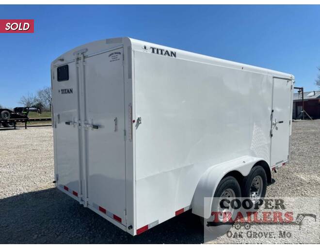 2021 Titan Cargo 6'8x16 w/ Doors Cargo Encl BP at Cooper Trailers, Inc STOCK# FH86440 Photo 3