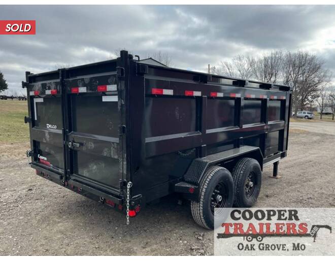 2022 Delco LowPro GN Dump 83x16 w/ 4ft Sides Dump at Cooper Trailers, Inc STOCK# EH25191 Photo 3