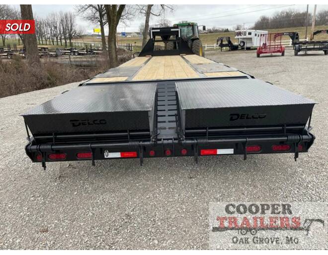 2022 Delco 24k Low-Pro Gooseneck 102x25 Flatbed GN at Cooper Trailers, Inc STOCK# GTA25321 Photo 4