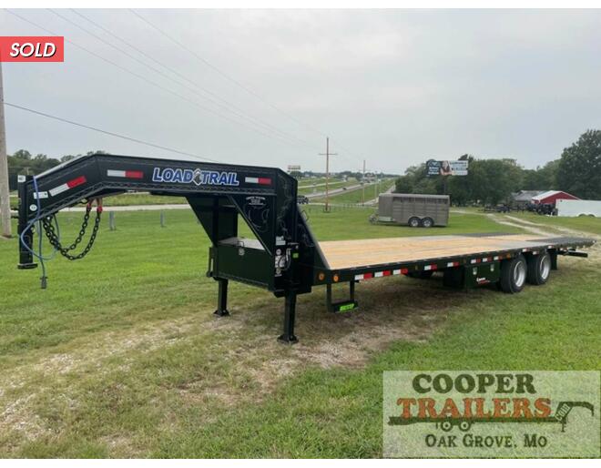 2023 Load Trail 30k Low-Pro Hyd. Dove GN 102X34 Flatbed GN at Cooper Trailers, Inc STOCK# GTJ84970 Exterior Photo
