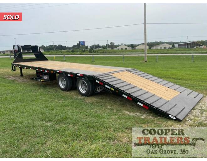2023 Load Trail 30k Low-Pro Hyd. Dove GN 102X34 Flatbed GN at Cooper Trailers, Inc STOCK# GTJ84970 Photo 5