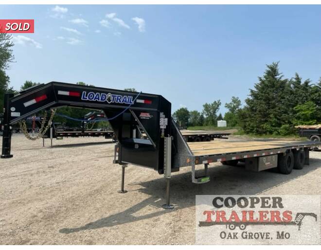 2024 Load Trail 24k Low-Pro Hyd. Dove GN 102X32 Flatbed GN at Cooper Trailers, Inc STOCK# GTH00264 Exterior Photo