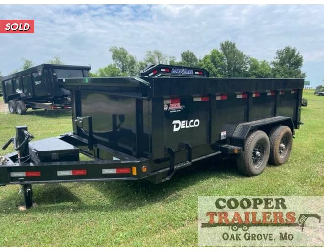 2022 Delco Low-Pro Dump 83X14 w/ 3' Sides Dump at Cooper Trailers, Inc STOCK# ED25195 Photo 2
