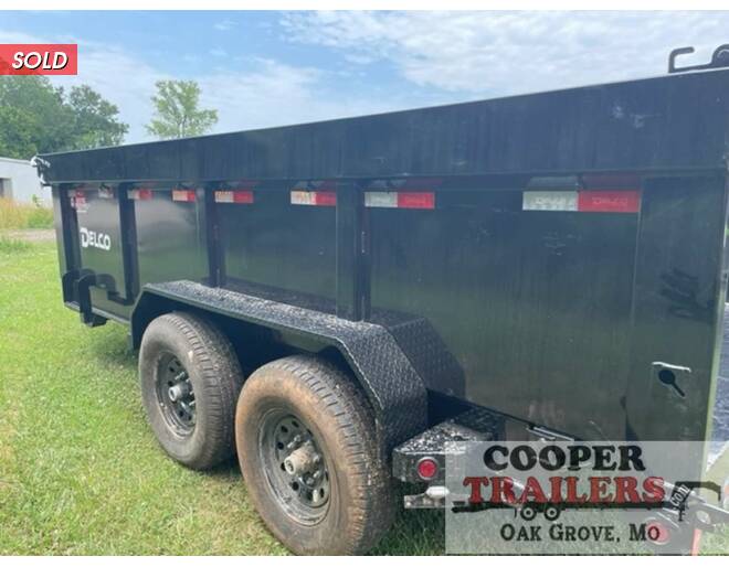 2022 Delco Low-Pro Dump 83X14 w/ 3' Sides Dump at Cooper Trailers, Inc STOCK# ED25195 Photo 4