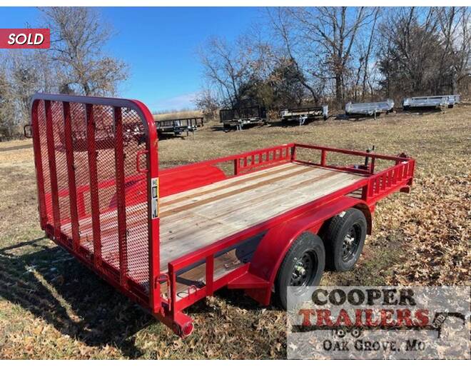 2022 Load Trail Utility 77X14 + Side Ramps Utility BP at Cooper Trailers, Inc STOCK# BGF74856 Photo 4