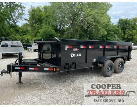 2022 Delco Low-Pro Dump 83X16 w/ 3' Sides Dump at Cooper Trailers, Inc STOCK# EE25196 Exterior Photo