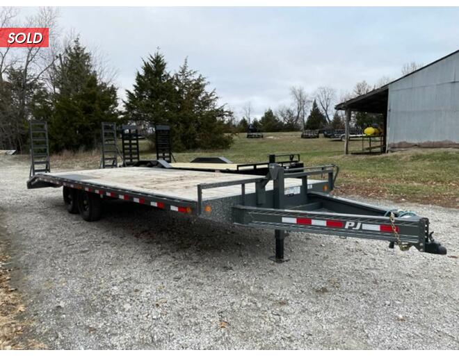 2021 PJ 14K Deck Over 102X24 Flatbed BP at Cooper Trailers, Inc STOCK# UGN57550 Exterior Photo