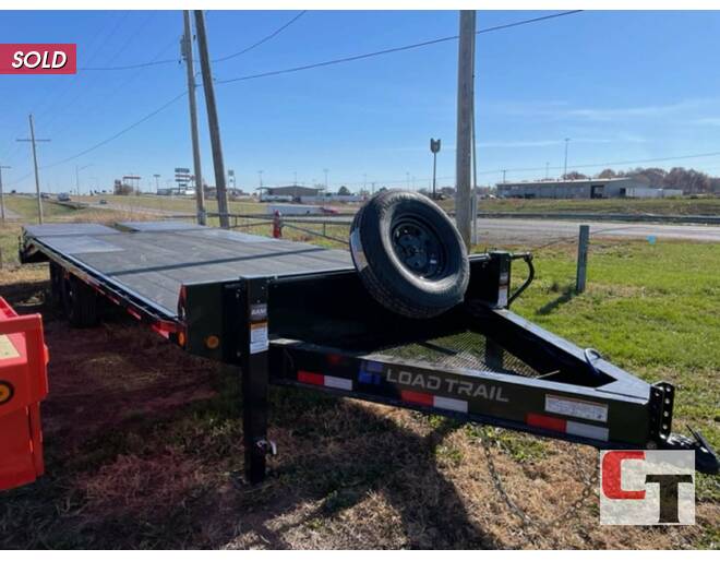 2024 Load Trail 14k Deck Over 102x24 w/ MAX Ramps Flatbed BP at Cooper Trailers, Inc STOCK# GN12246 Exterior Photo