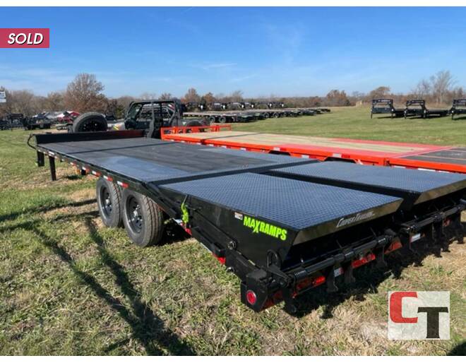 2024 Load Trail 14k Deck Over 102x24 w/ MAX Ramps Flatbed BP at Cooper Trailers, Inc STOCK# GN12246 Photo 4